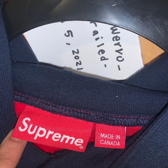 Supreme s logo hooded red - Picture 6 of 9